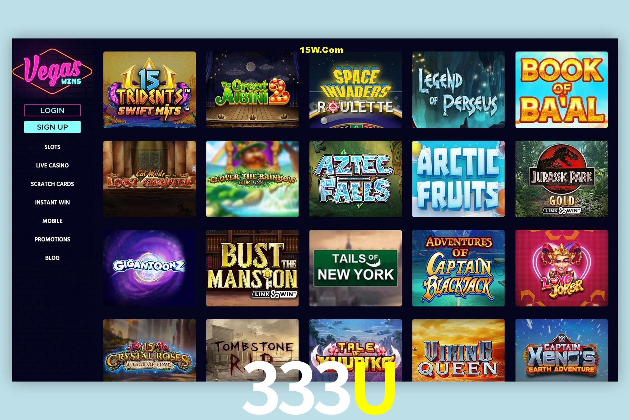 APP oficial da 333U para mobile